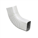 Amerimax 2 in. H X 3 in. W X 17 in. L White Aluminum B Gutter Elbow
