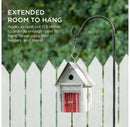 Adjustable Metal Garden Shepherd Hooks - Black