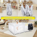 59x59" Foldable Baby Playpen - Grey