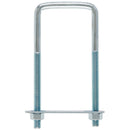 Hampton 5/16 in. X 2 in. W X 4-3/4 in. L Coarse Zinc-Plated Steel Square Bend U Bolt, Pack of 10