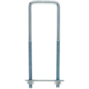 Hampton 5/16 in. X 2 in. W X 6-3/4 in. L Coarse Zinc-Plated Steel Square Bend U Bolt, Pack of 10