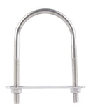 Hampton 1/4 in. X 2 in. W X 3-1/2 in. L Coarse Stainless Steel U-Bolt, Pack of 5