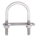 Hampton 5/16 in. X 1-3/4 in. W X 3 in. L Coarse Stainless Steel U-Bolt, Pack of 5