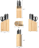 8-Piece Knife Block Set - Black