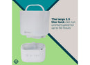 Comforting Cool Mist Top-Fill Humidifier, White