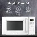 Compact Microwave Oven - White