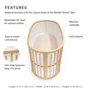 Sleepi V3 Bed Mesh Liner - White