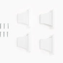 Extra Wide Metal Pet Gate - White