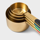 4pc Metal Measuring Cup Set Gold - Tabitha Brown for Target