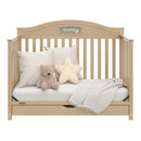 Customizable 5-in-1 Convertible Crib with Drawer - Pebble Gray