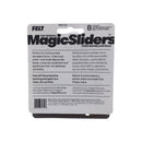 Magic Sliders Felt Self Adhesive Protective Pad Brown Round 1.5 in. W X 1.5 in. L 8 pk, Pack of 6