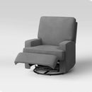 Addison Swivel Gliding Recliner - Gray