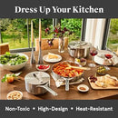 Stainless Steel 12 Piece Cookware Set - Silver