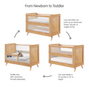Breathable Mesh 3-in-1 Convertible Crib - Greenguard Gold Certified - Beech