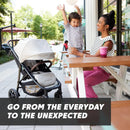 Lightweight All-Terrain Stroller - Black