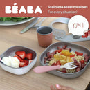 Stainless Steel Meal Set - Terracotta