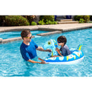 Inflatable Swimming Pool Float Rider - Blue