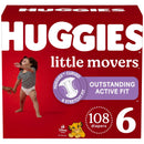 Little Movers Diapers - Size 6 - 108 Count