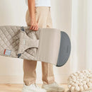 Bouncer Bliss in Classic Quilt Woven - Sand Grey
