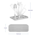On-The-Go Baby Bottle Drying Rack - Gray