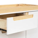 Yuzu 3-Drawer Changer Dresser - White/Natural