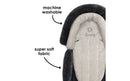Cuddle Soft 2-In-1 Head Support With Chest Pads - Gray/Pink (Pack of Two)