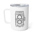 Vintage Camera Insulated Coffee Mug, 10oz