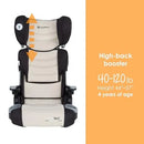 Protect 2-In-1 Folding Booster Car Seat - Dash Tan