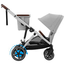 e-Gazelle S Full-Size Convertible Stroller - Stone Grey