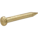 HILLMAN OOK Brass-Plated Hardwall Picture Hanging Nails 15 lb 10 pk, Pack of 12