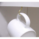 HILLMAN Small Metal 7/8 in. L Cup Hook 1 lb 8 pk