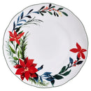 Merry Poinsettia 12-Piece Dinnerware Set - Multi