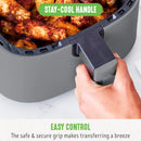 GreenLife 4.5 Quart Ceramic Nonstick Air Fryer - Graphite