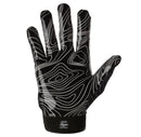 Cutters Game Day Receiver Gloves - Black L/XL: Silicone Strap Closure