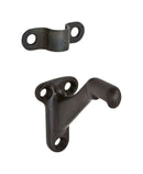Ives  Black  Aluminum  Handrail  Bracket Oil Rubbed Bronze