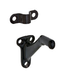 Ives Black Aluminum Handrail Bracket, Pack of 20