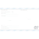 Chevron Baby Memory Book - Gray