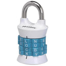 Master Lock 1-1/2 in. W Metal 4-Dial Combination Combination Padlock