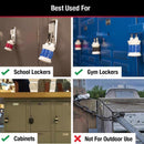 Master Lock 1-1/2 in. W Metal 4-Dial Combination Combination Padlock