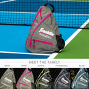 Pickleball Sling Bag - Gray/Pink