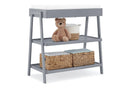 Delta Children Scout Changing Table - Greenguard Gold Certified - Gray