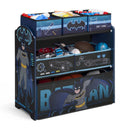 Delta Children Batman 6 Bins Toy Organizer with Reusable Stickers