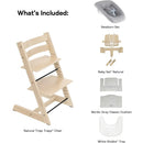Tripp Trapp High Chair 2 + Cushion, Tray & Newborn Set Bundle
