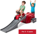 Ride-On Kids Toy Sport Car with Ramp - Red