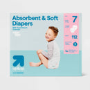 112 ct Disposable Diapers - Size 7