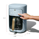 14-Cup Programmable Coffee Maker with Touch-Activated Display - Blue