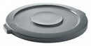 Tough Guy Trash Can Top, Round, Flat, 10 gal, Gray - 5DMW4