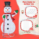 5 Feet Pop-Up Christmas Snowman With 180 LED Lights