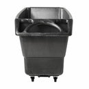 Rubbermaid Black, Low-Maintenance Plastic Tilt Truck, 20.2 cu ft, 1,000 lb Load Capacity - FG101300BLA