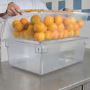 Rubbermaid 26 in" x 18 in" x 9 in" Co-Polyester Food/Tote Box, Clear - FG330000CLR